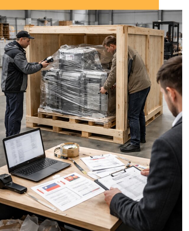 Доставка промышленного оборудования из США от 70415 руб