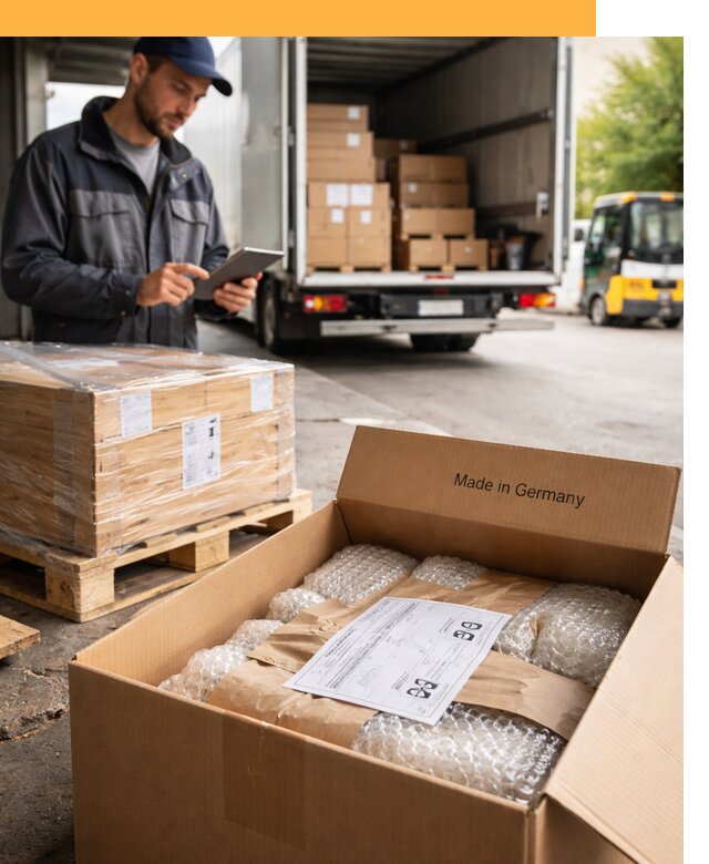 Доставка грузов из Германии от 48749 руб с таможенным оформлением