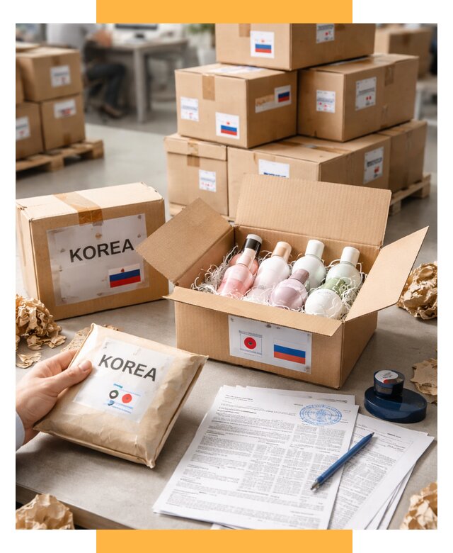 Доставка косметики из Кореи от 9208 р. под ключ | СетСервис-Прх