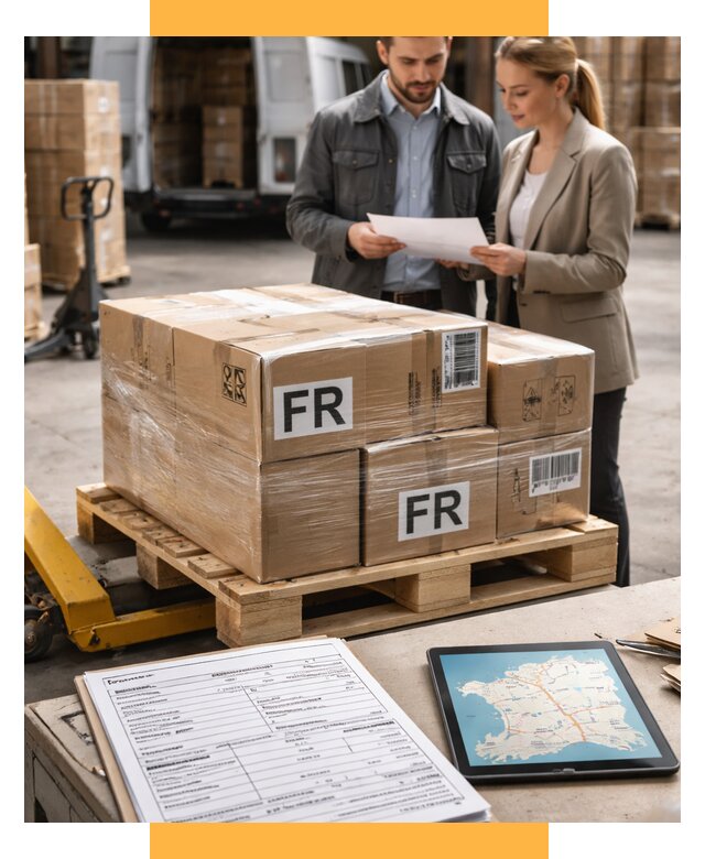 Доставка грузов в Францию от 27083 р., логистика СетСервис-Прх