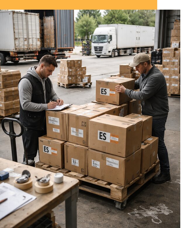 Доставка грузов в Испанию автотранспортом от 37916 руб