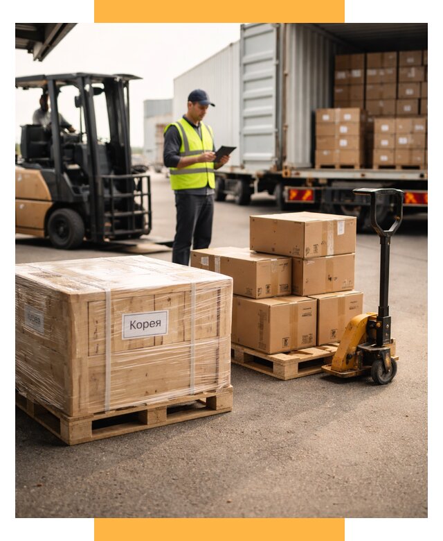 Доставка грузов в Корею из России от 37916 р. | СетСервис-Прх