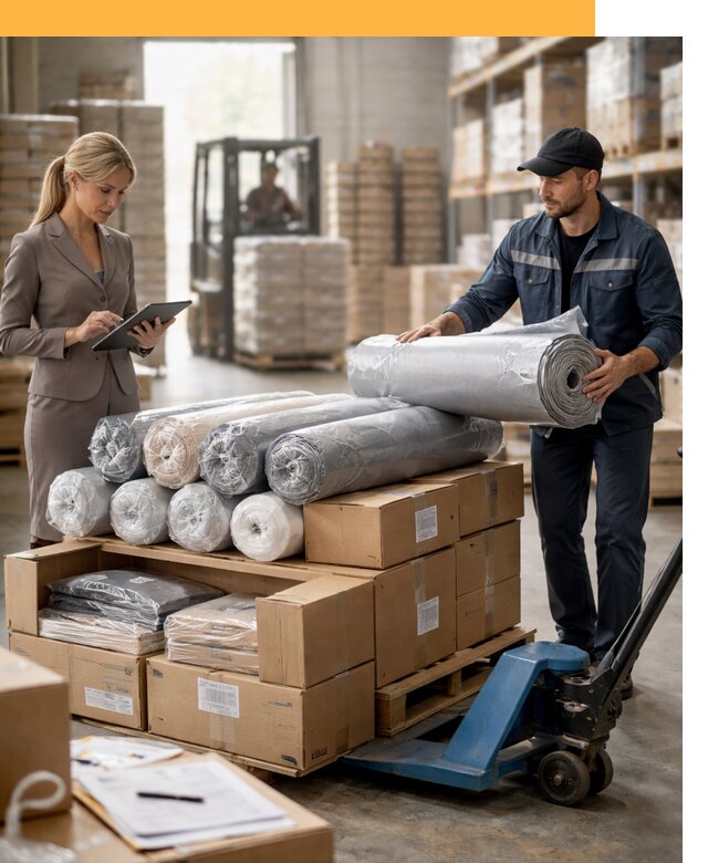 Перевозка текстиля по миру от 16250 руб. с таможней и страхованием