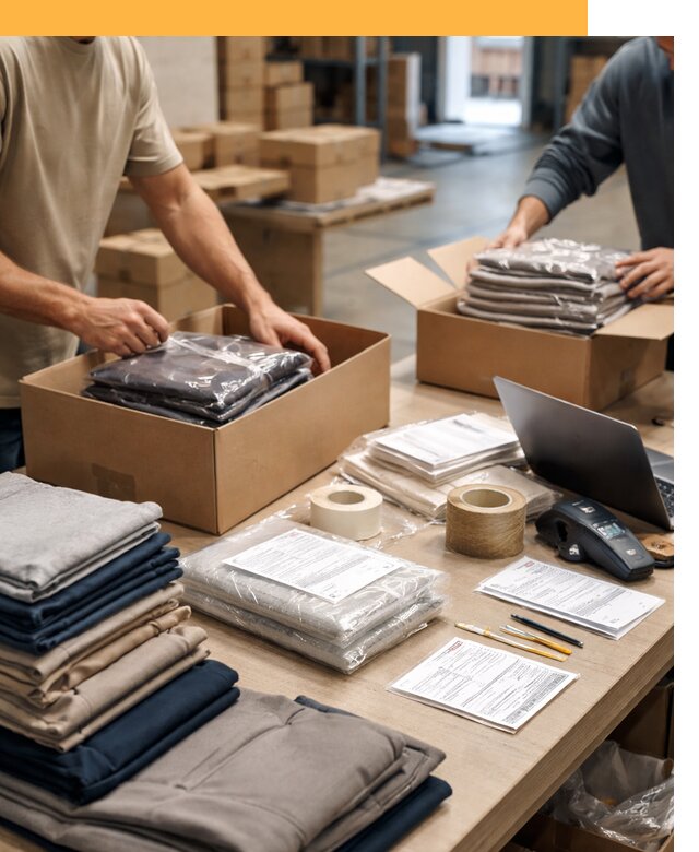 Перевозка одежды по миру от 8125 руб. с таможенным оформлением