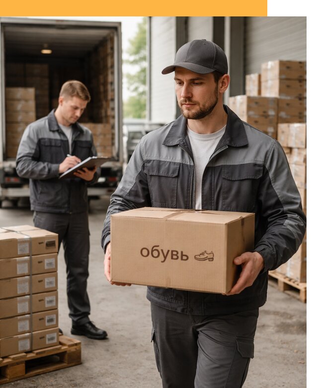 Международная перевозка обуви с таможенным оформлением от 4875