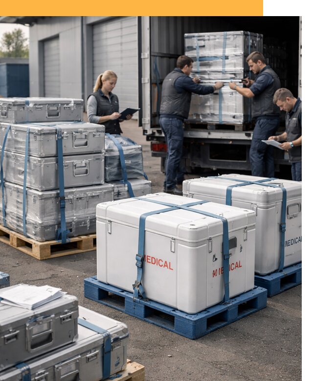 Перевозка медицинского оборудования по всему миру от 16250 руб