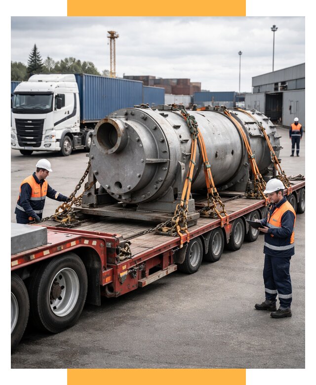 Перевозка тяжеловесных грузов под ключ от 162495 р. | СетСервис-Прх