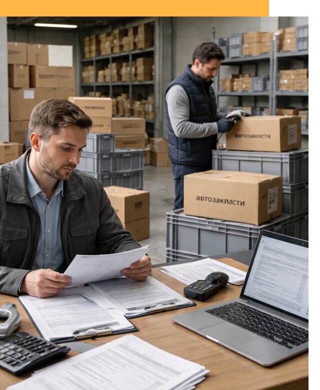 Таможенное оформление автозапчастей по выгодным тарифам от 9208