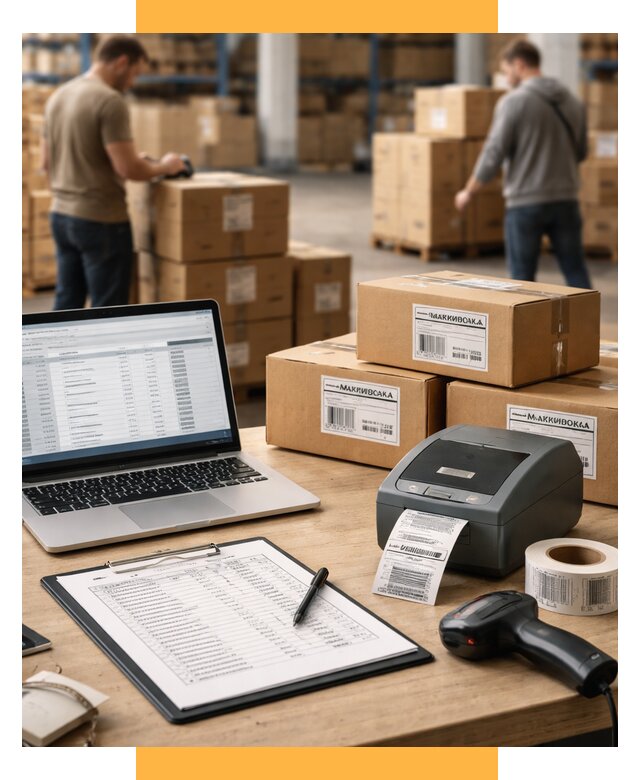 Маркировка импортных товаров от 4875 р. под ключ, СетСервис-Прх