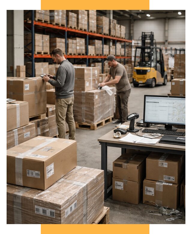 Склад консолидации в Европе от 7041 р., услуги СетСервис-Прх